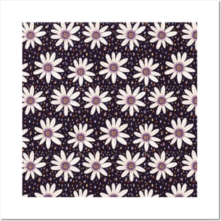 Passion flower pattern Posters and Art